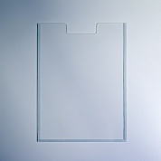 Фото карман плоский а6 вертикальный со скотчем из каталога интернет-магазина Оргстекло-Маркет