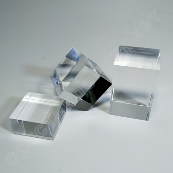 Фото комплект блоков из акрила 40х40, h = 20, 40, 60 мм из каталога интернет-магазина Оргстекло-Маркет