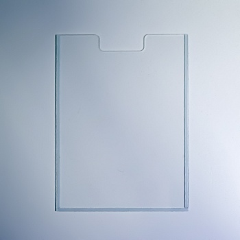 Фото карман плоский а5 вертикальный со скотчем из каталога интернет-магазина Оргстекло-Маркет